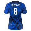 Camiseta de fútbol Estados Unidos McKENNIE 8 Segunda Equipación Mundial 2022 - Mujer